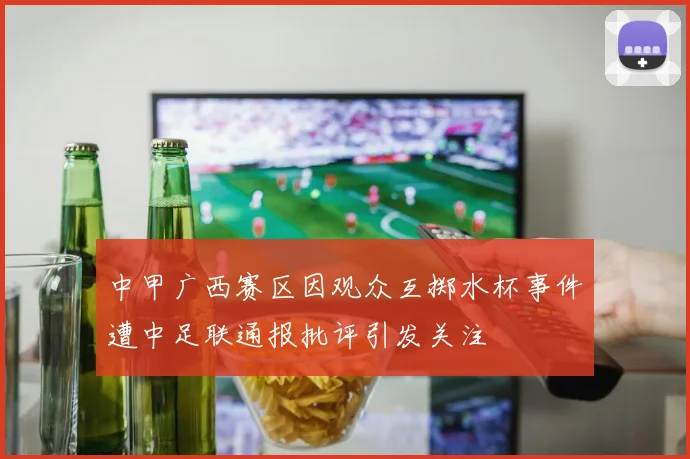 中甲广西赛区因观众互掷水杯事件遭中足联通报批评引发关注